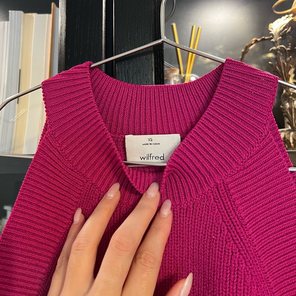 Wilfred Fuchsia Knit Tank - Picture 2 of 2